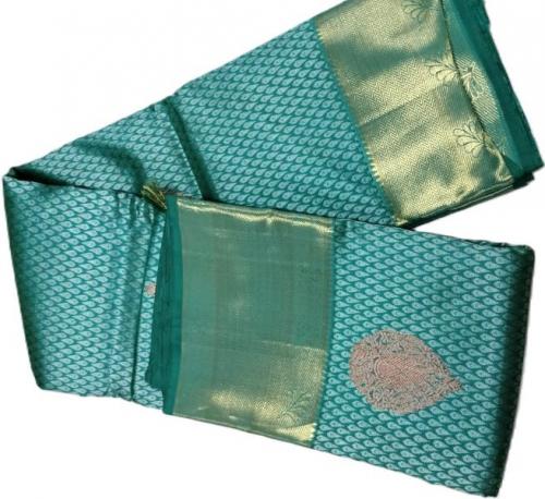 ARNI SILK HALF FINE ZARI SAREE WITH BLOUSE